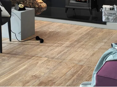 BIO RECOVER WARM CREAM - Porcelain stoneware flooring with wood effect _ LEA CERAMICHE